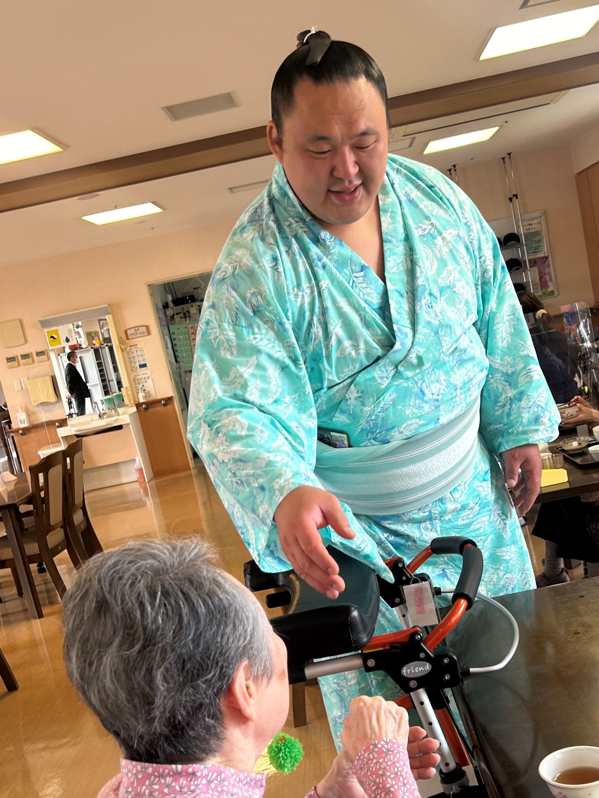 『片男波部屋』力士さんとの交流会　イメージ