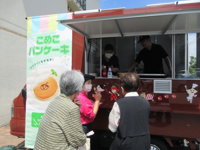 パンケーキのキッチンカー